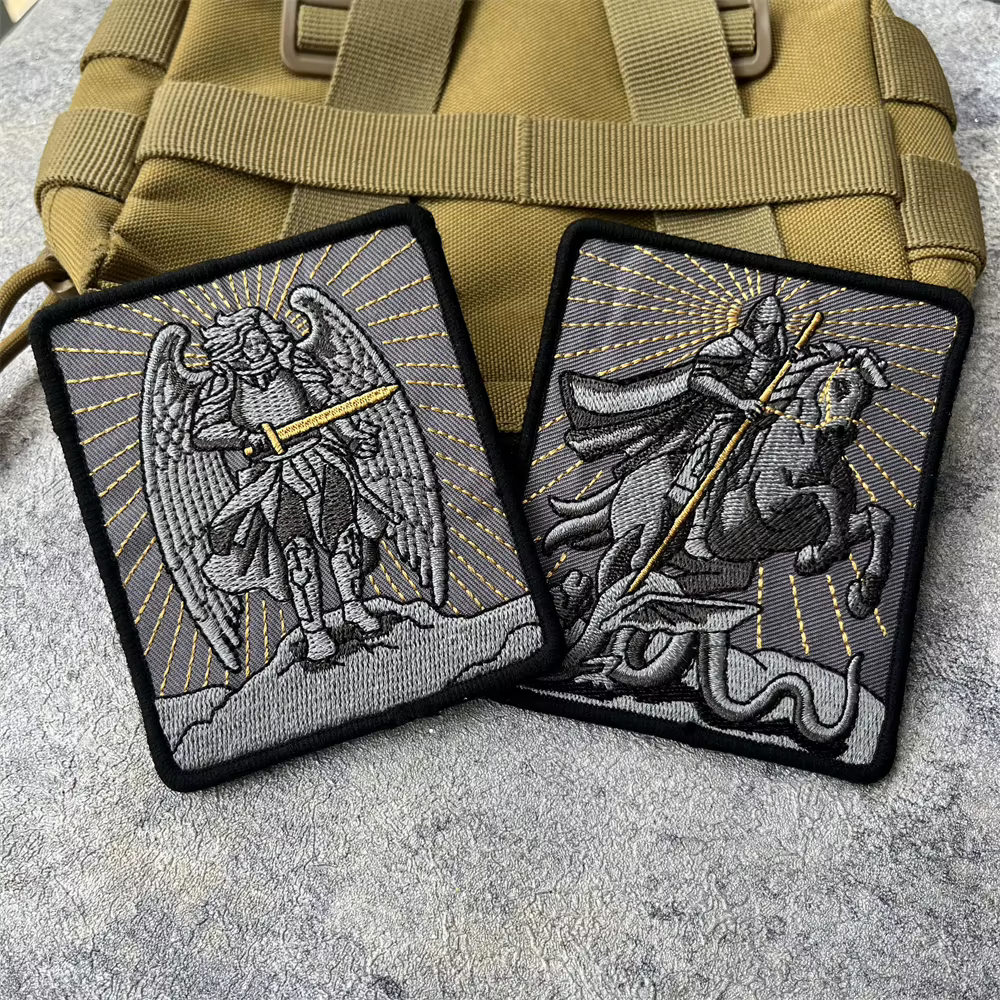 Parche MOLLE Victor St. George Arcángel – Bordado velcro