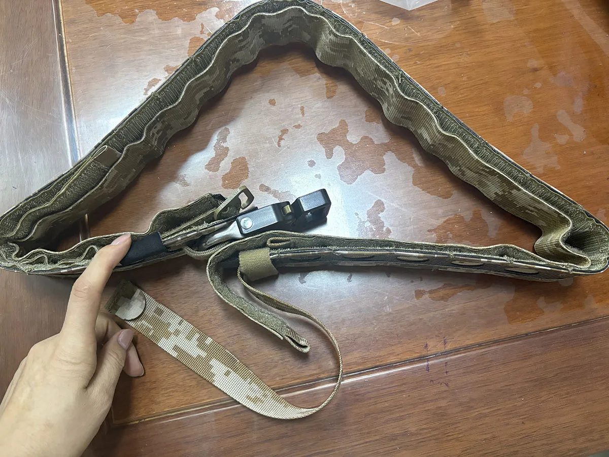Cinturón táctico Tegris de corte láser con hebilla metálica - imagen 4