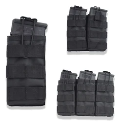 Bolsa táctica portacargadores de nailon para airsoft, MOLLE caza