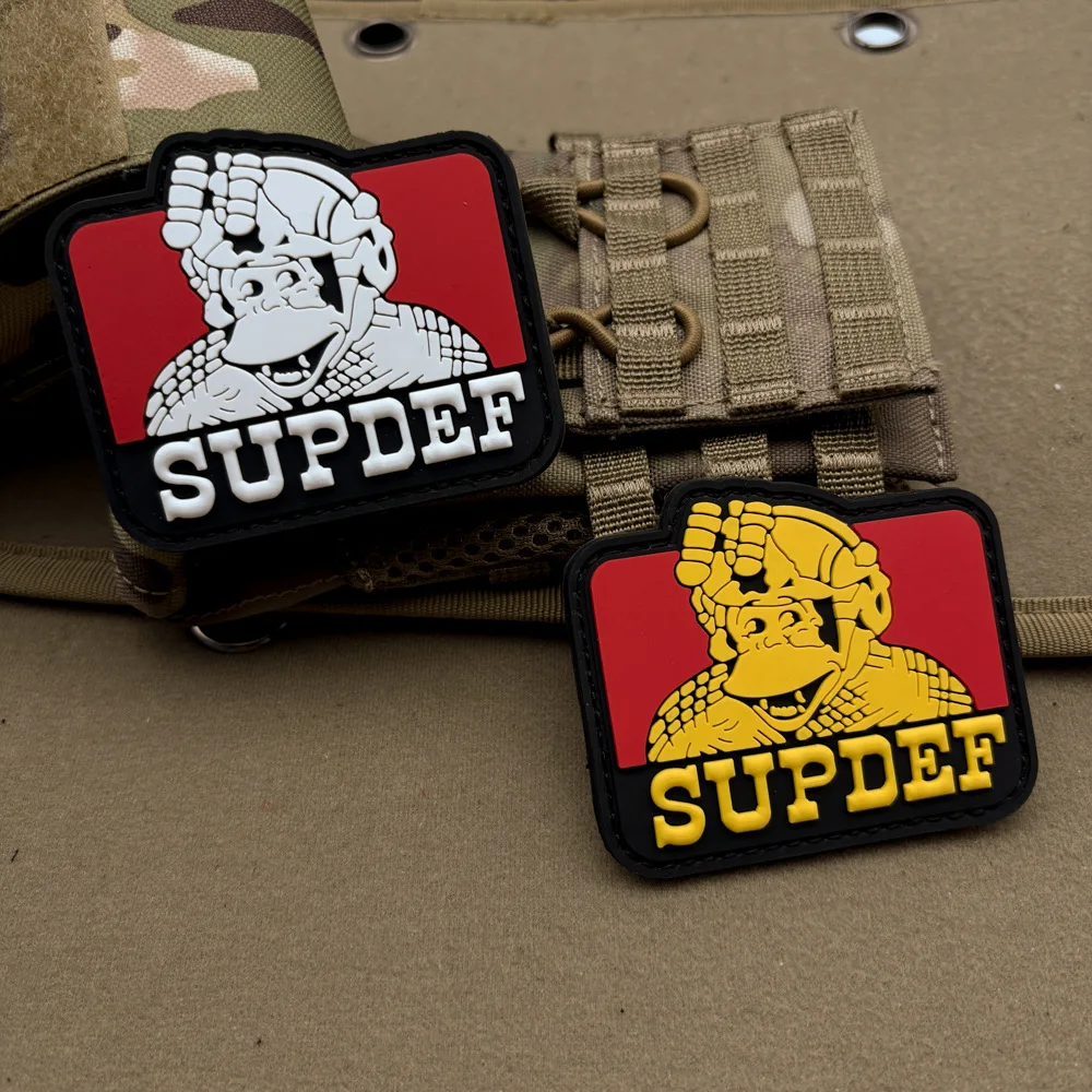 SupDef Parche moral PVC gorila táctico – Equipamiento militar - imagen 4