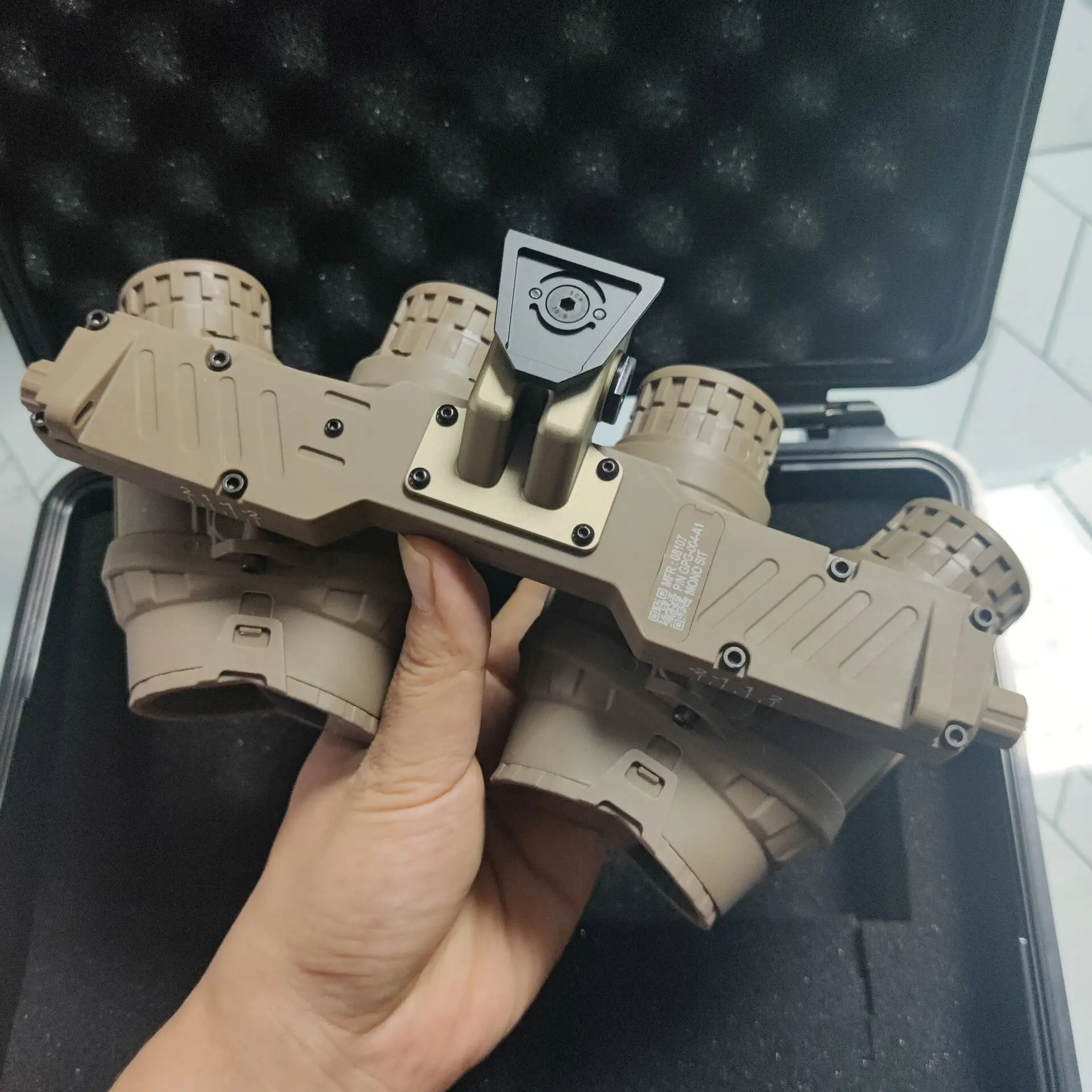 Vista del sistema y caja de batería