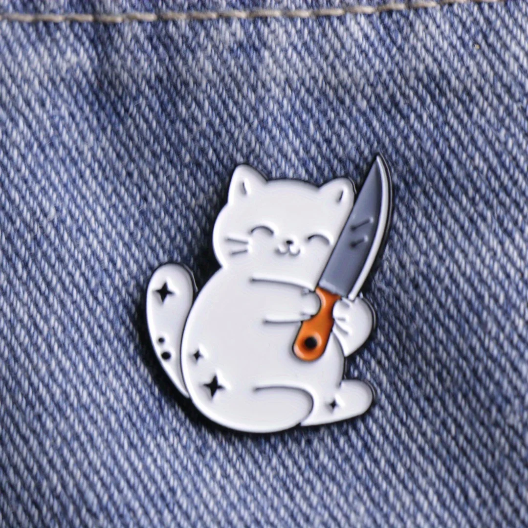 Pin de solapa esmaltado broche metal para ropa y bolsos - imagen 4