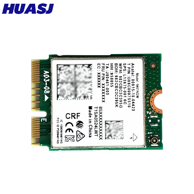 Intel 9461NGW Tarjeta WiFi AC Doble Banda Bluetooth 5.0 sistema MOLLE - imagen 2