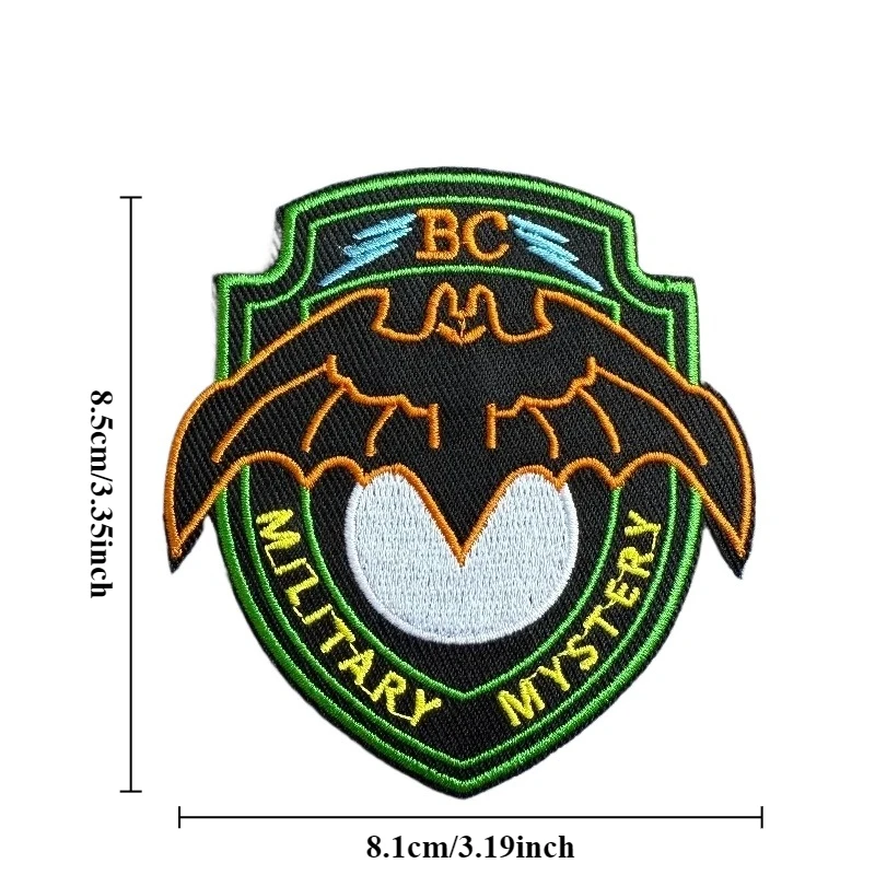 Parche táctico gancho y bucle escudo BC Misterio Militar para mochila - imagen 5