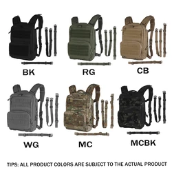 OPHIDIAN Chaleco táctico modular para Airsoft y combate, MOLLE