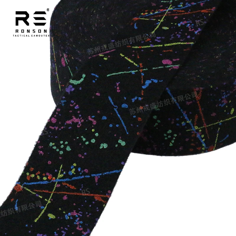 Rollo velcro camuflaje gancho y bucle de nailon repelente salpicaduras
