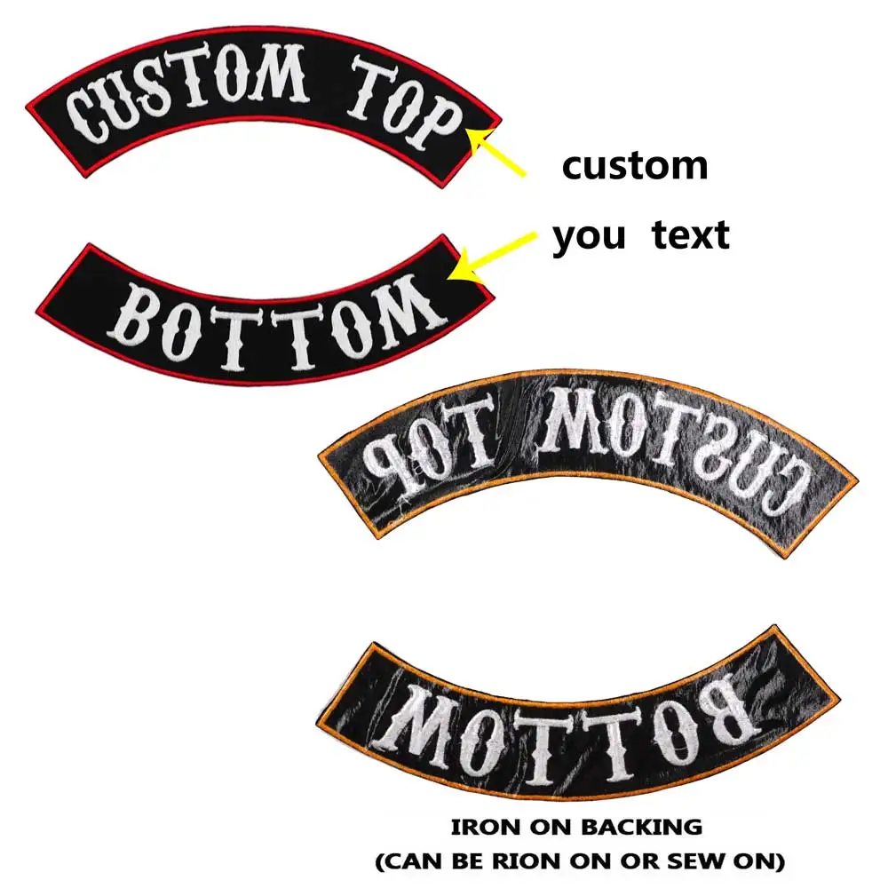 Parche termoadhesivo motociclista bordado para chaquetas cuero - imagen 2