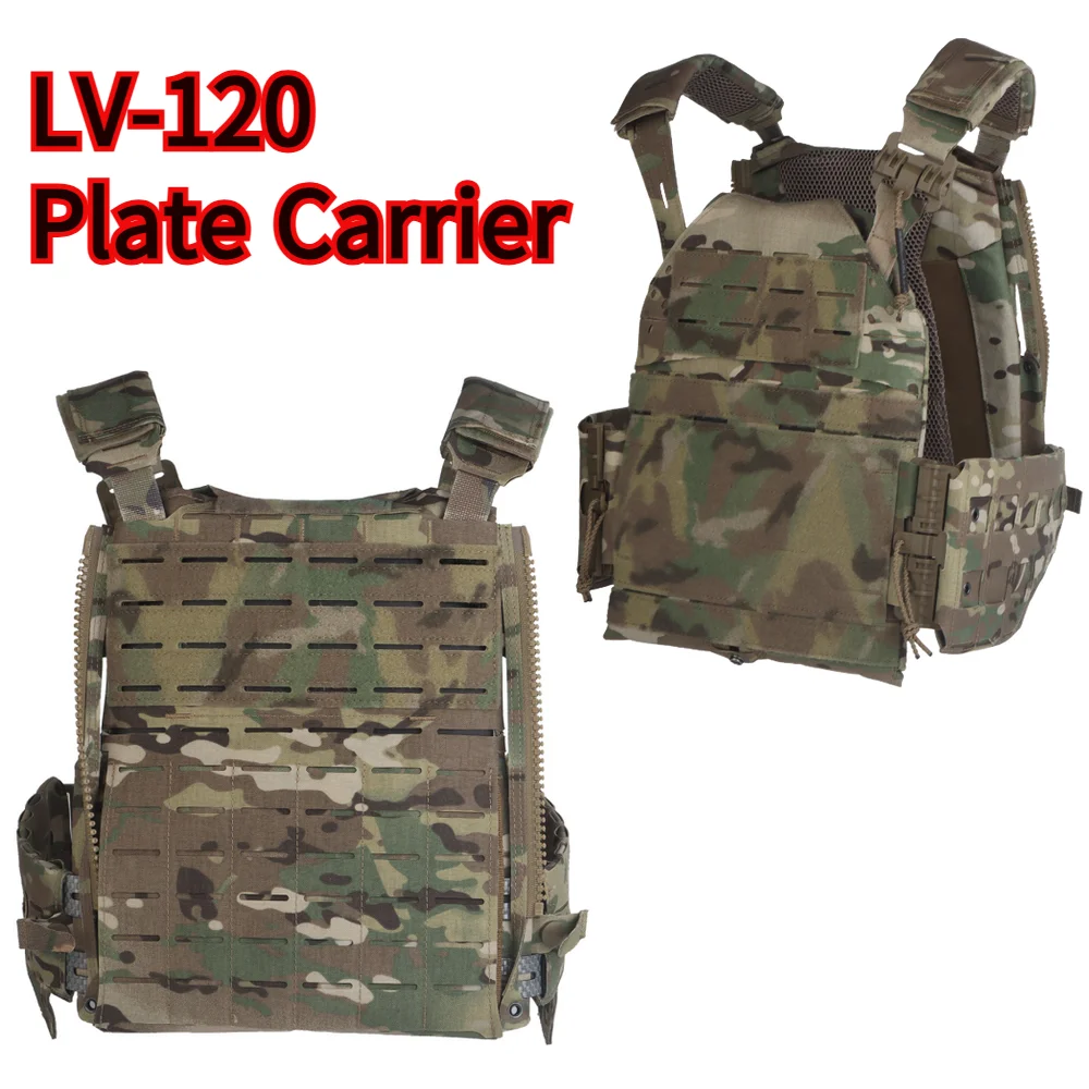 Chaleco táctico modular ajustable L-V, para paintball y combate - imagen 5