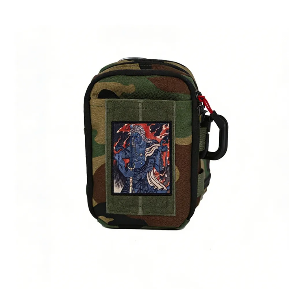 Parche táctico estampado Ukiyo-e – Brazalete para ropa y mochilas - imagen 5