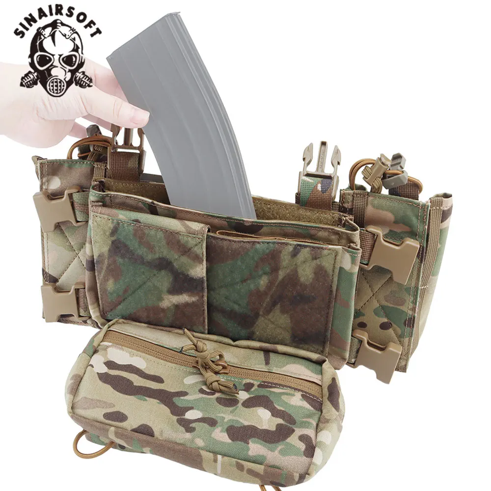SINAIRSOFT MK4 Chest Rig táctico modular MOLLE en nylon escalable - imagen 5