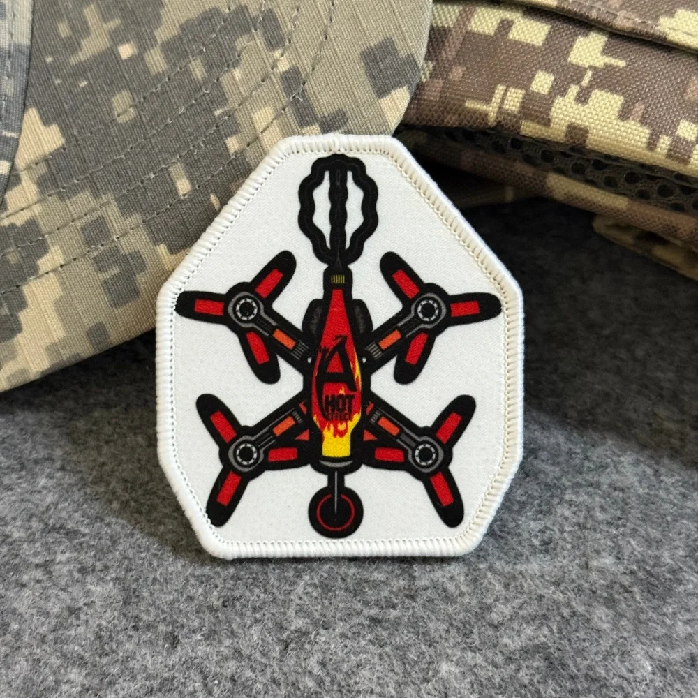 Parche táctico Energy Drone – gancho y bucle para mochila - imagen 3