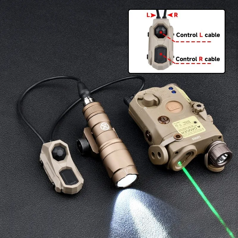 WADSN AXON linterna táctica para riel Picatinny M-LOK Scout - imagen 3