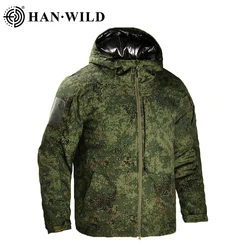 Chaqueta táctica de invierno cortavientos camuflaje reflectante térmica