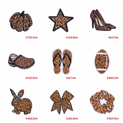 Parche termoadhesivo leopardo y conejo – Insignia táctica decorativa