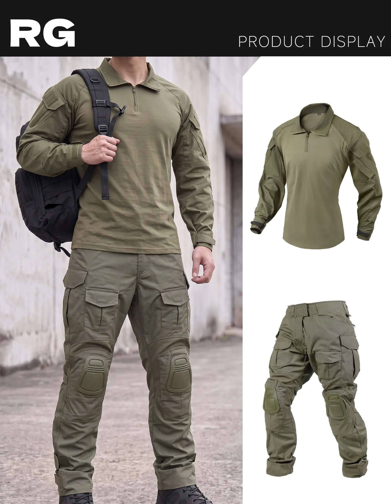 Imagen adicional del uniforme táctico para outdoor