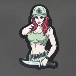 Parche táctico morale anime – Diseño con velcro para chaleco y mochila