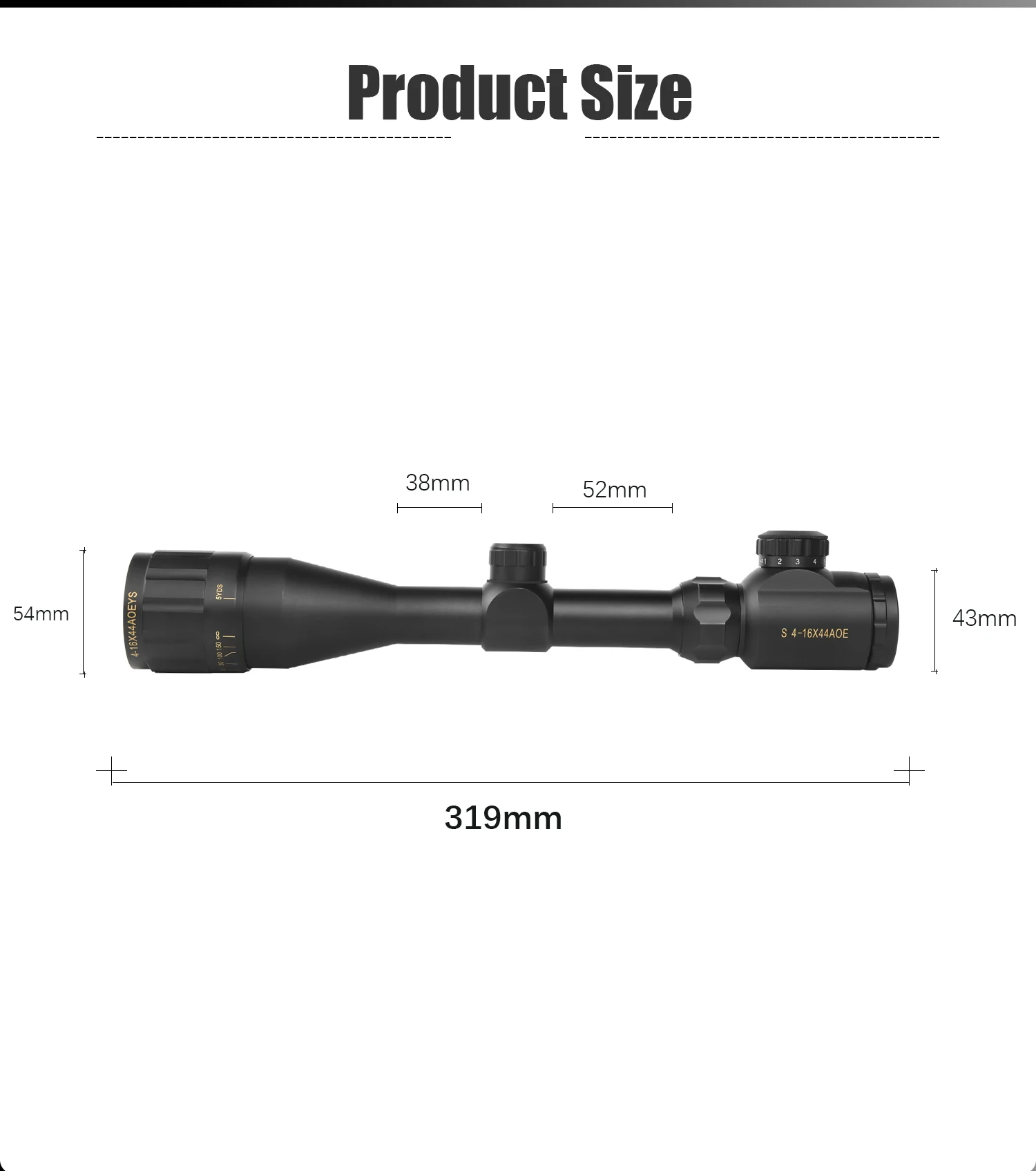 Montaje compatible con carril Picatinny/Weaver