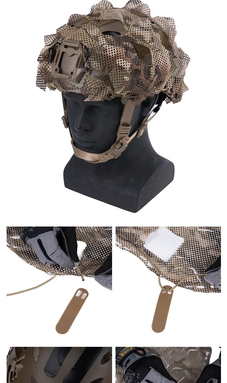 Funda ajustada al casco