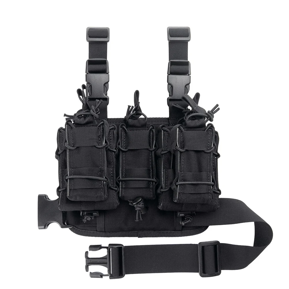 Ejemplo de configuración Molle con bolsa extra