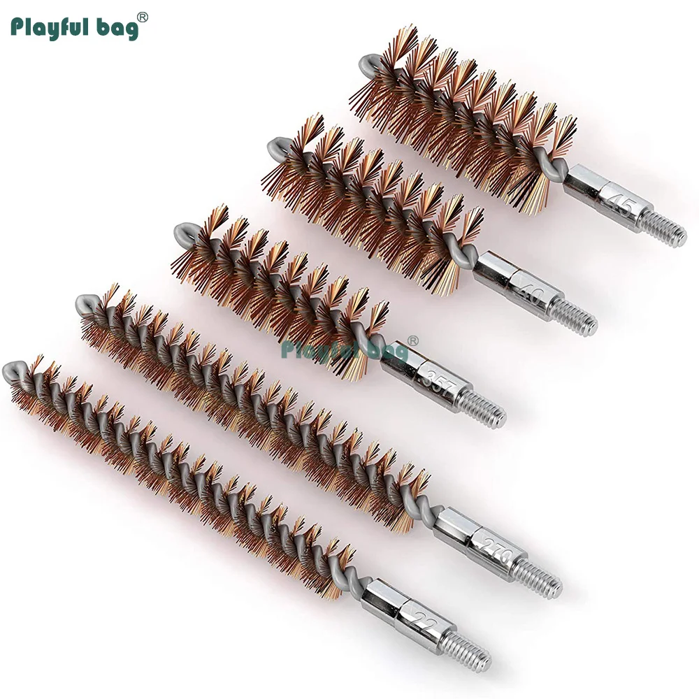 Cepillos de latón y varillas del kit de limpieza