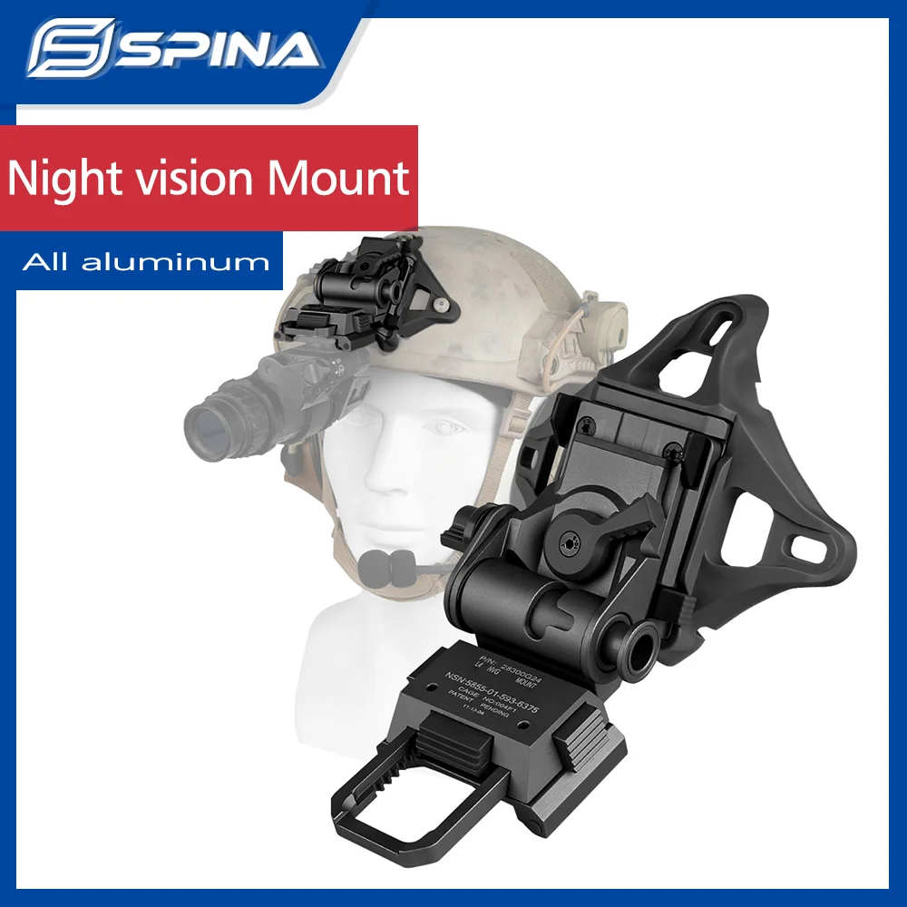SPINA Metal - Soporte NVG de montaje para casco vision nocturna