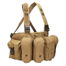 Chaleco táctico AK MOLLE portacargadores para airsoft
