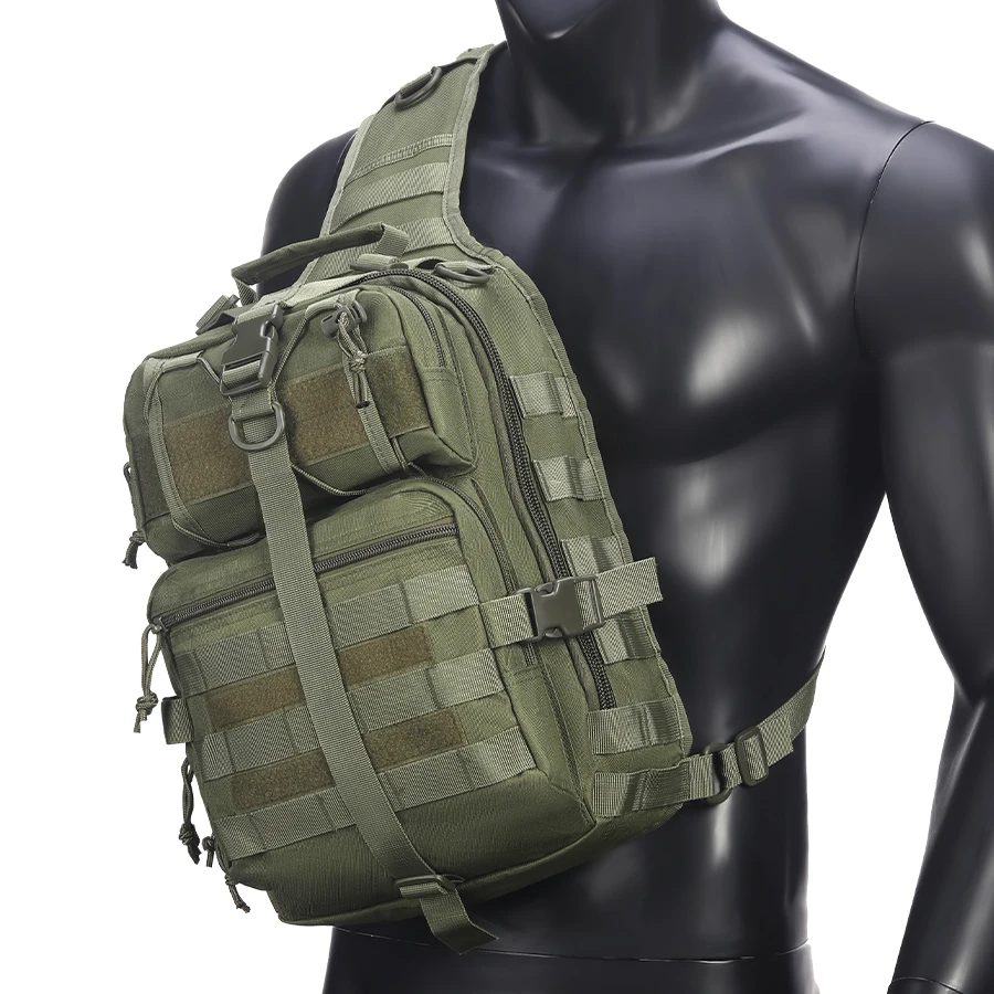 Bolso de pecho táctico diagonal gran capacidad al aire libre deportivo - imagen 4