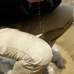Pantalones tácticos cargo impermeables hombre, multibolsillos duraderos