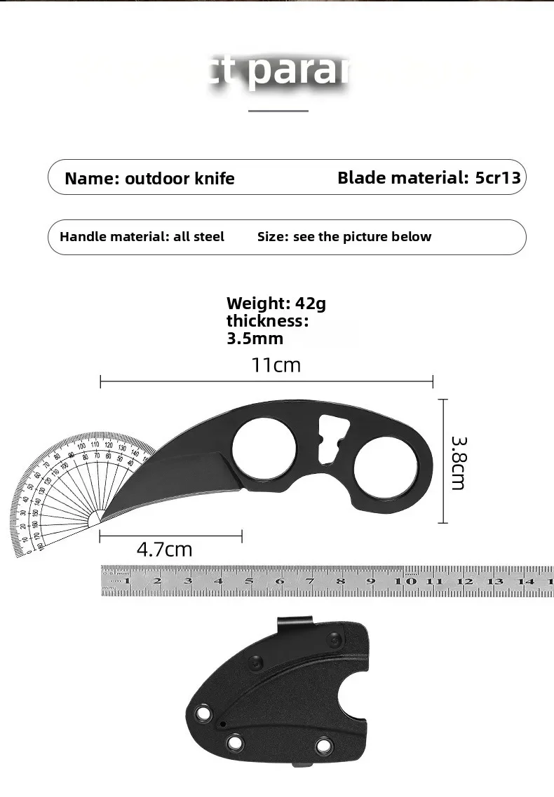 Cuchillo compacto para tareas EDC
