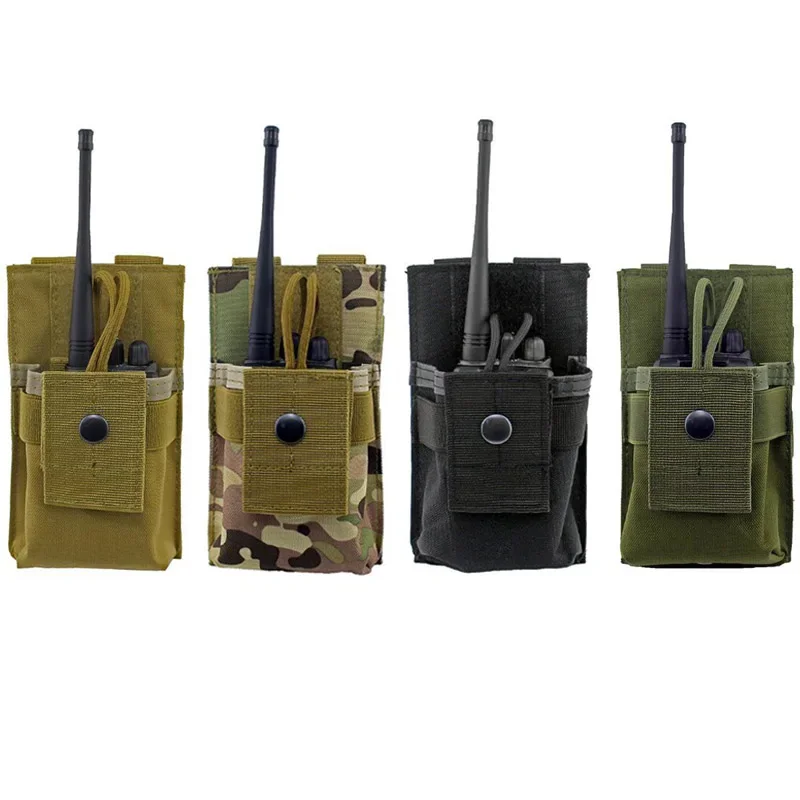 Bolsa táctica Molle para radio walkie-talkie
