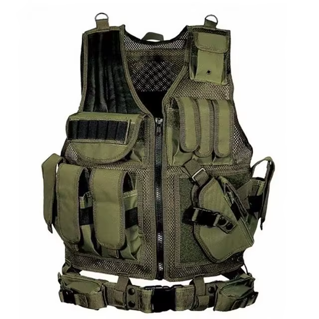 Vista trasera con webbing