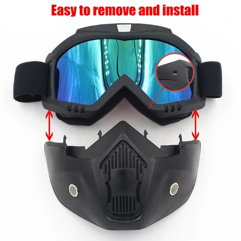 Casco Airsoft máscara facial completa con filtro bucal Paintball - imagen 3