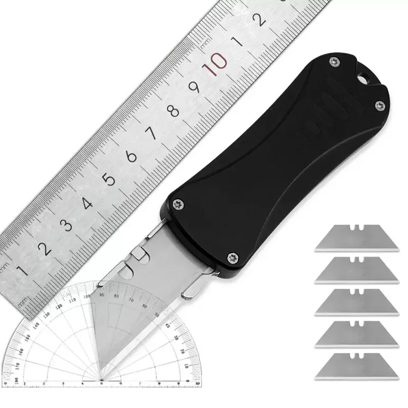 Detalle de la hoja reemplazable del cuchillo JIANLAI