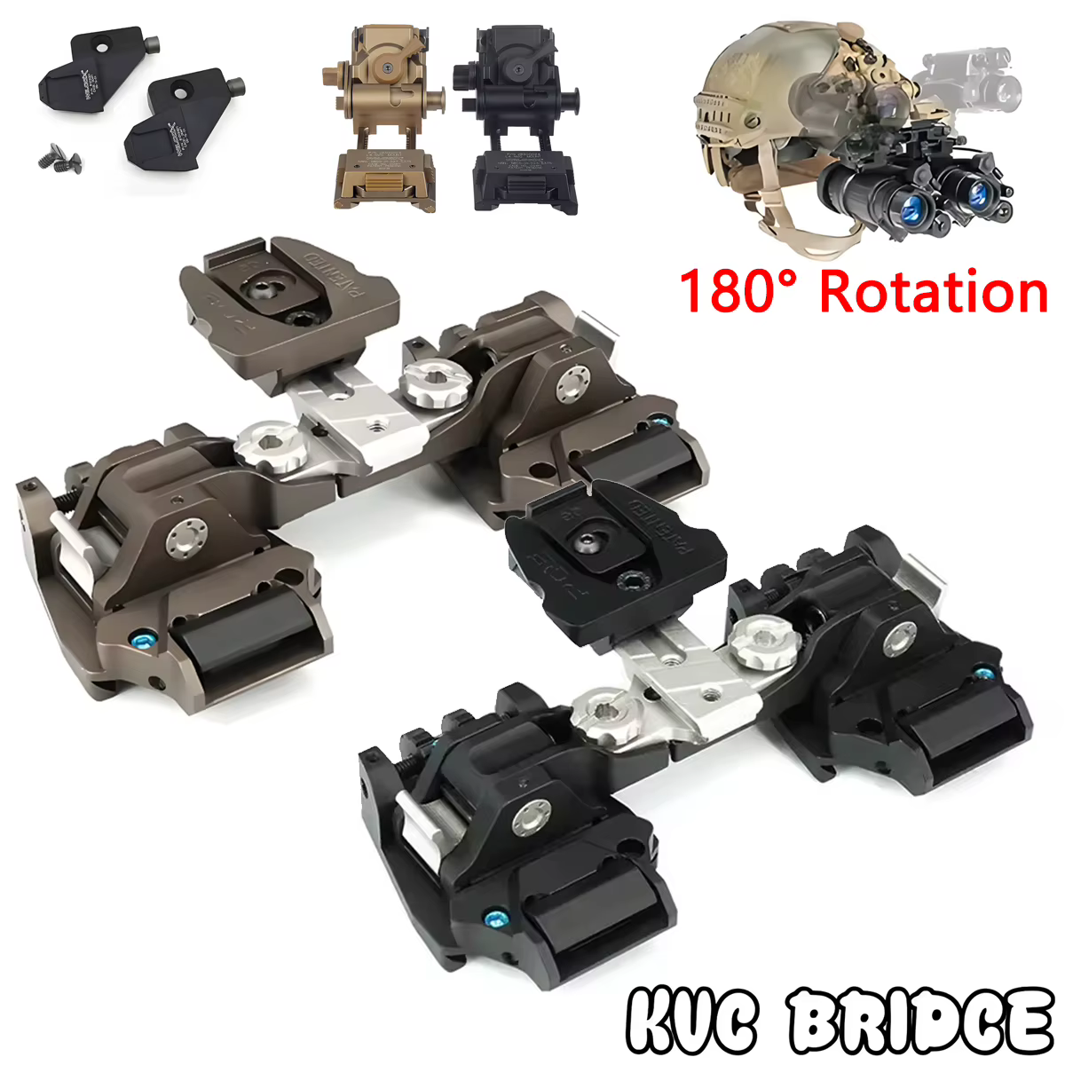 KVC Bridge RQE Universal – Puente NVG casco PVS-14 - imagen 4