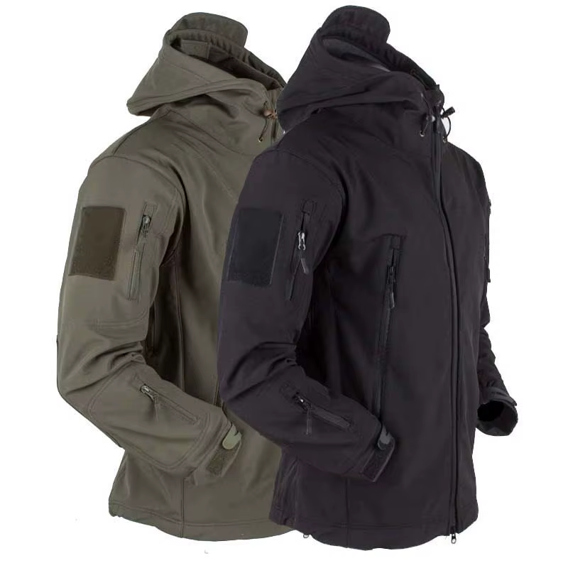 Chaqueta Softshell táctica para hombre - impermeable, forro polar - imagen 3