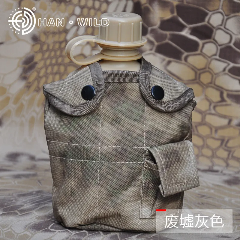 Bolsa de agua táctica MOLLE camuflaje porta botella para senderismo - imagen 4