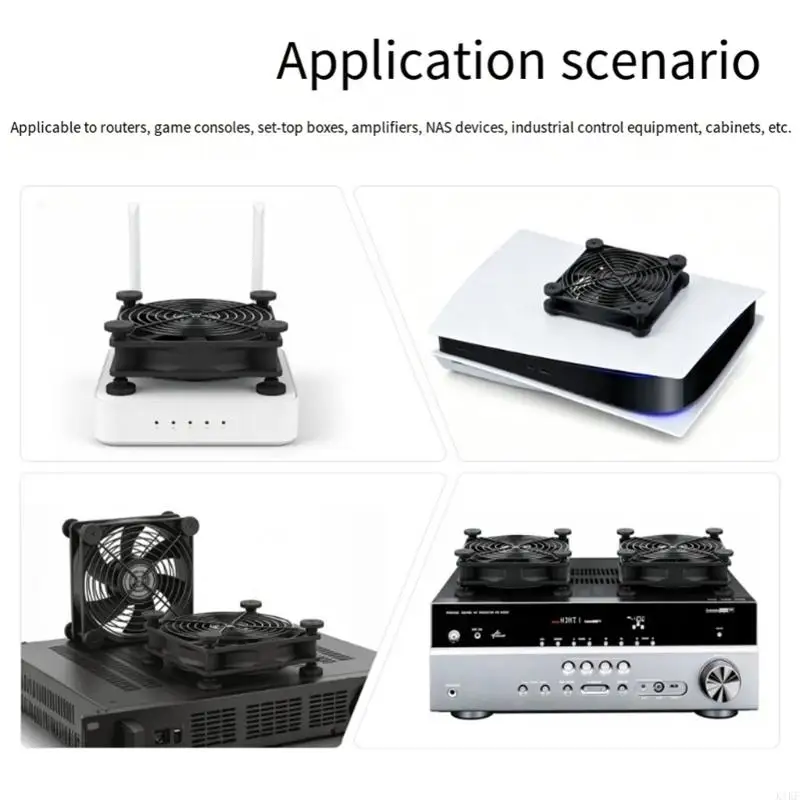 Ventilador PWM silencioso USB para caja NAS y equipo industrial - imagen 3