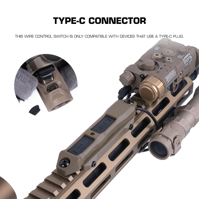 Poseidon Defense interruptor táctico botón Picatinny M-LOK Scout Light - imagen 5