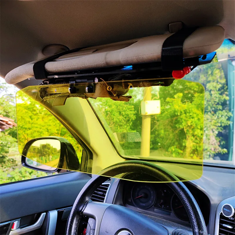 Parasol táctico para coche plegable Molle antideslumbrante - imagen 3