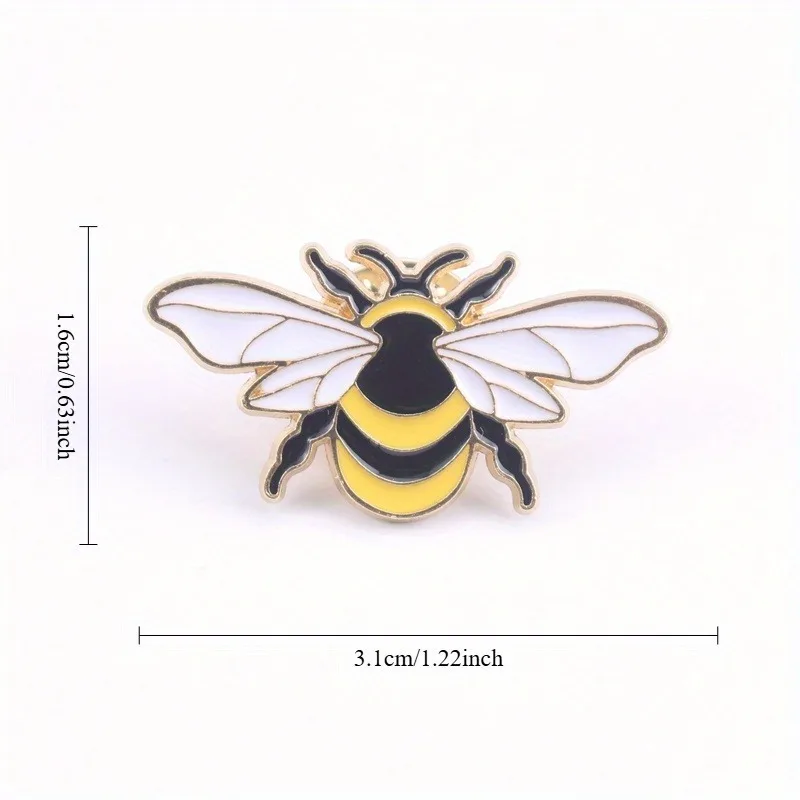 Broche de abeja estilo urbano