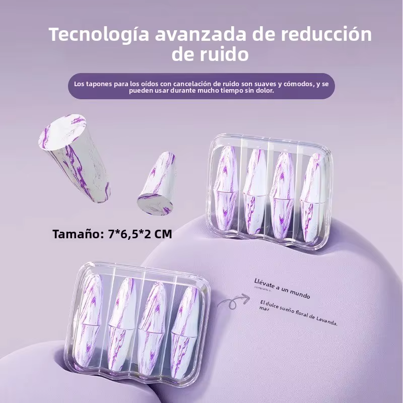 Tapones para los oídos antiruido rebote lento – niñas canal pequeño