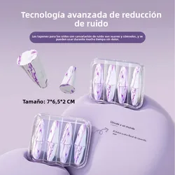 Tapones para los oídos antiruido rebote lento – niñas canal pequeño