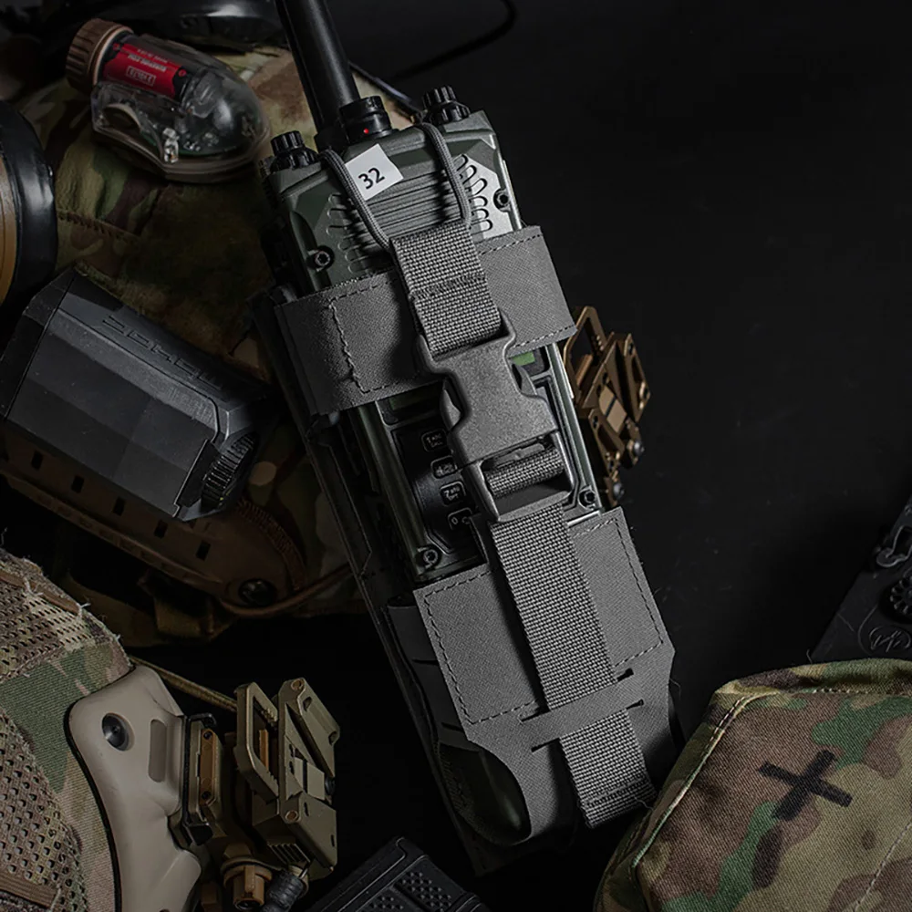 Bolsa radio MOLLE táctica PRC152 liberación rápida ajustable - imagen 4