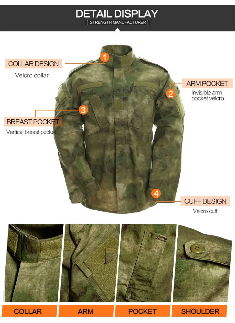 Combinación de prendas del uniforme