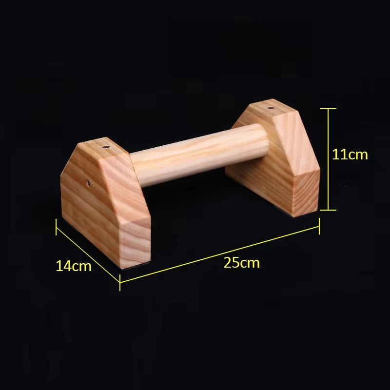 Barra madera calistenia push-up – soporte flexiones plegable - imagen 5
