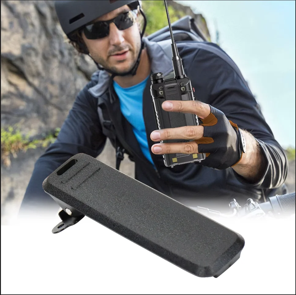 Baofeng UV-5RH clip de cinturón para walkie talkie - imagen 4