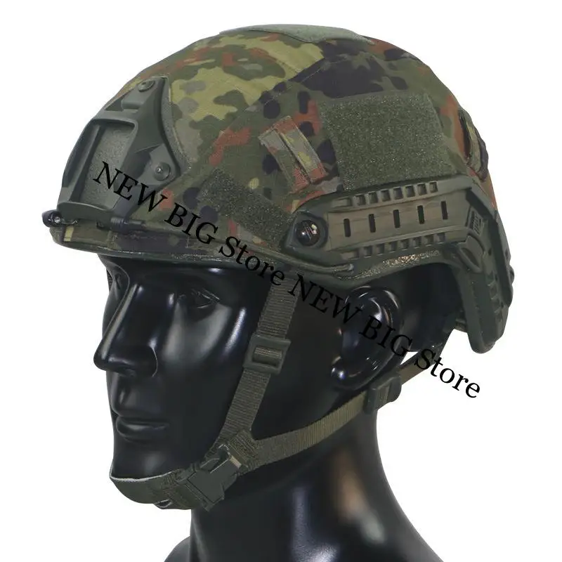 Funda táctica para casco FAST – MARPAT AOR1 Flecktarn MOLLE - imagen 2
