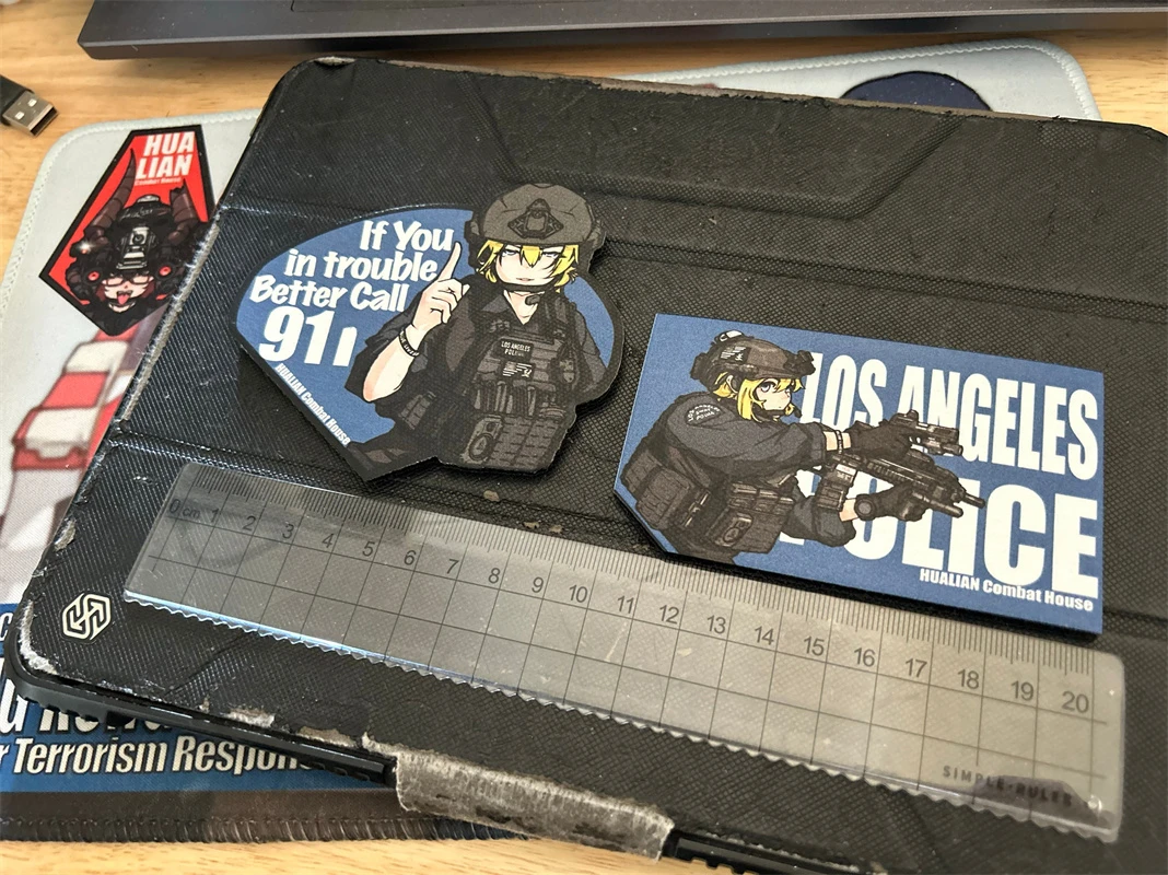 Brazalete táctico Girls' Frontline Los Angeles de cuero PU - imagen 5