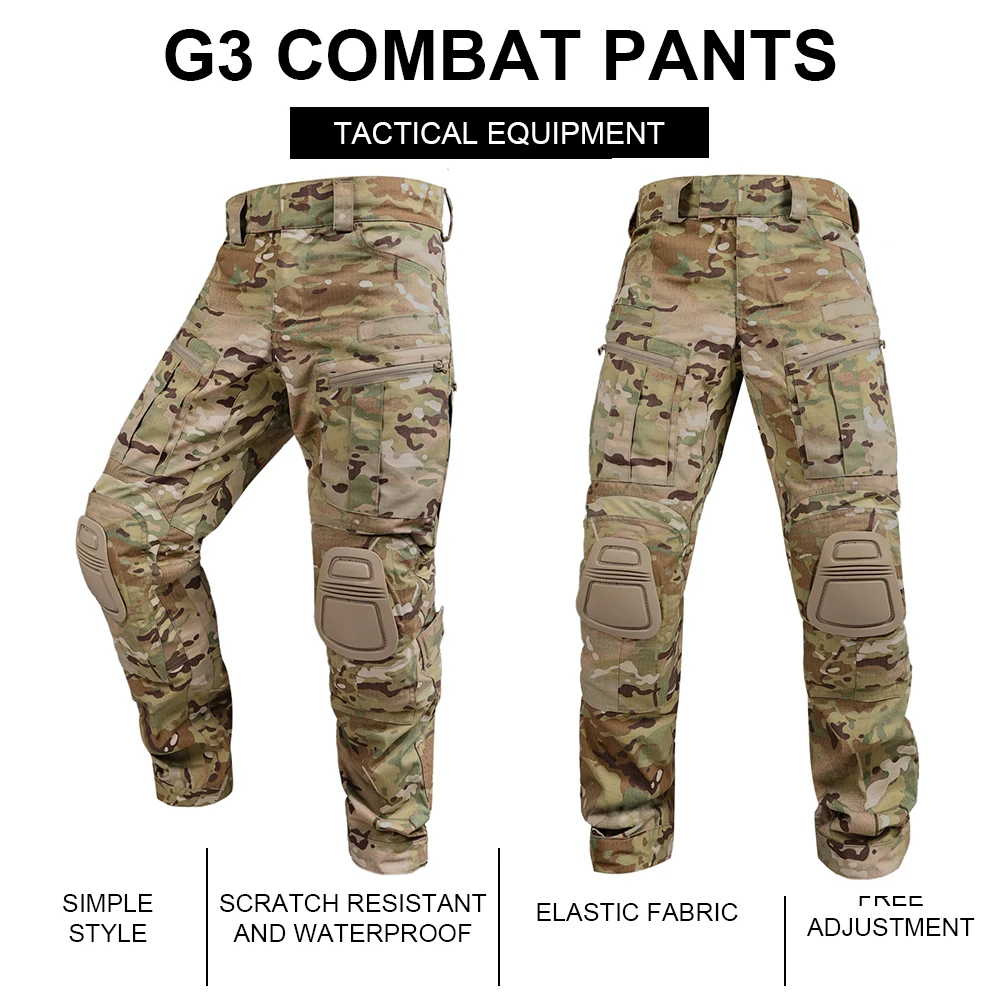 Pantalones tácticos de camuflaje SINAIRSOFT G3