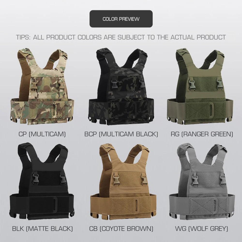 Chaleco táctico FCPC minimalista para airsoft y entrenamiento - imagen 5